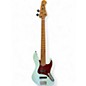 Used Bacchus WJB5 Blue Electric Bass Guitar thumbnail