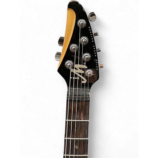 Used Brian Moore Guitars i2000 Trans Amber Solid Body Electric Guitar