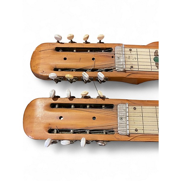 Used National GRAND CONSOLE 8 STRINGG  DOUBLE NECK Natural Lap Steel