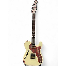 Used James Trussart deluxe steelcaster Cream Hollow Body Electric Guitar