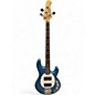 Used 2023 Sterling by Music Man STERLING STING RAY SUB SERIES Blue Electric Bass Guitar thumbnail