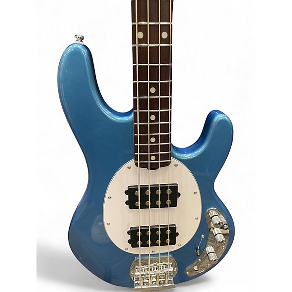 Used 2023 Sterling by Music Man STERLING STING RAY SUB SERIES Blue Electric Bass Guitar