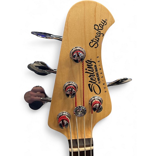 Used 2023 Sterling by Music Man STERLING STING RAY SUB SERIES Blue Electric Bass Guitar