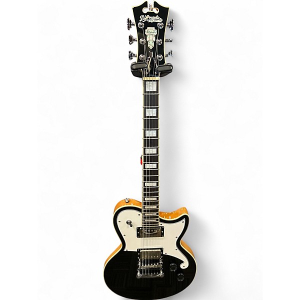 Used D'Angelico PREMIER ATLANTIC Black Solid Body Electric Guitar