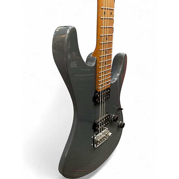 Used Ibanez AZ2402 AZ Prestige Metallic Gray Solid Body Electric Guitar