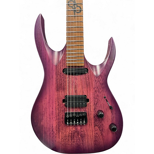 Used Solar Guitars AB1.6HTPB Purple Solid Body Electric Guitar