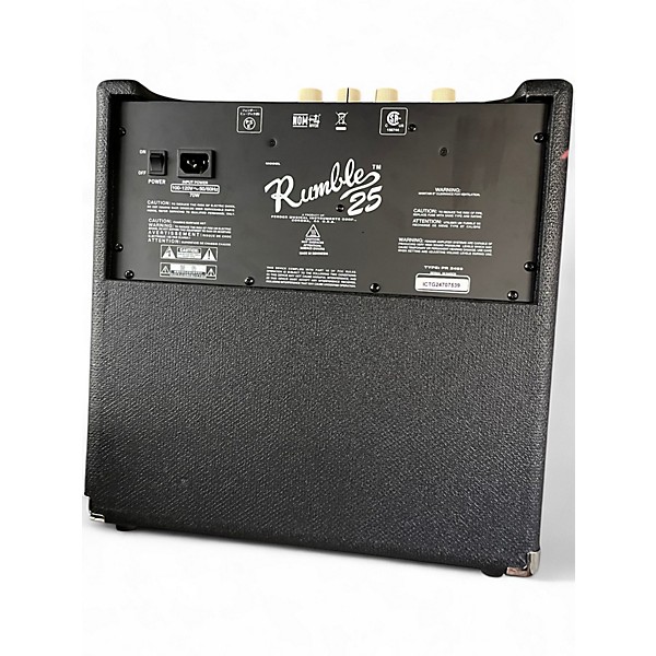 Used Fender Rumble 25 25W 1x10 Bass Combo Amp