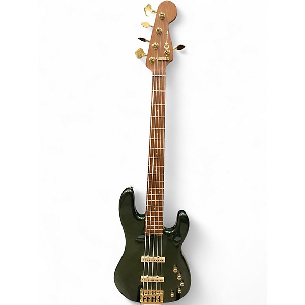 Used Charvel PRO MOD SAN DIMAS PJ V Green Electric Bass Guitar