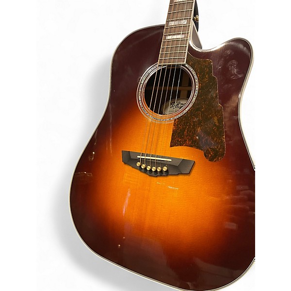 Used D'Angelico EXD500 Vintage Sunburst Acoustic Electric Guitar