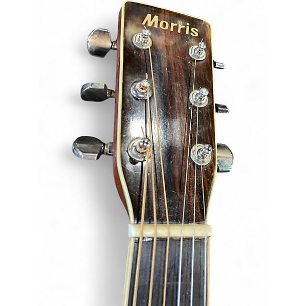Used Morris w30 Natural Acoustic Guitar