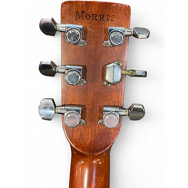 Used Morris w30 Natural Acoustic Guitar