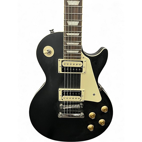 Used Epiphone LES PAUL TRADITIONAL PRO-IV Black and White Solid Body Electric Guitar