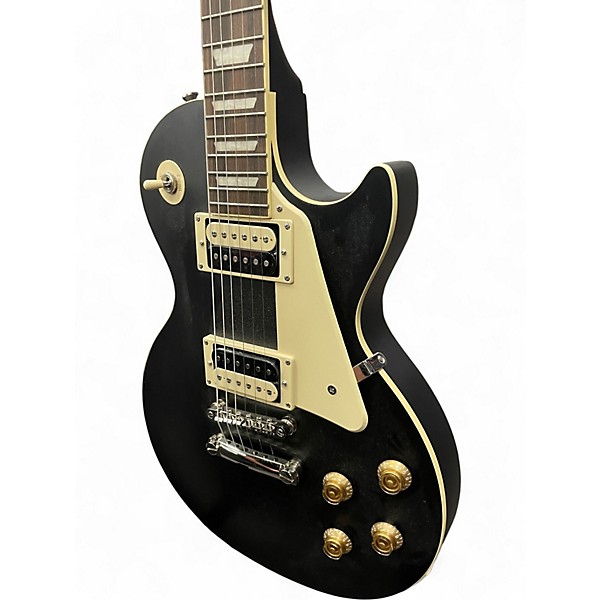 Used Epiphone LES PAUL TRADITIONAL PRO-IV Black and White Solid Body Electric Guitar