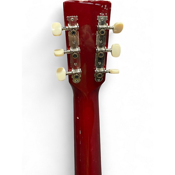 Used Sunlite acoustic Candy Apple Red Acoustic Guitar