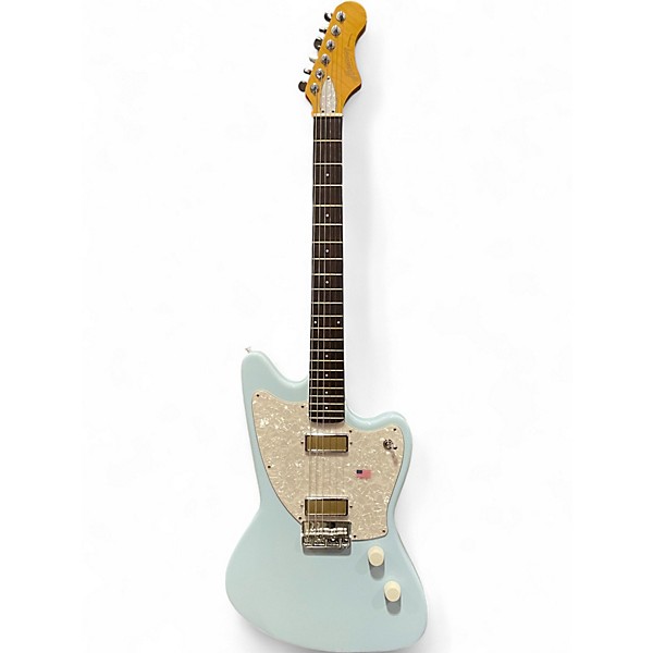 Used Harmony Silhouette Daphne Blue Solid Body Electric Guitar