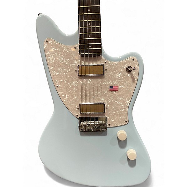 Used Harmony Silhouette Daphne Blue Solid Body Electric Guitar