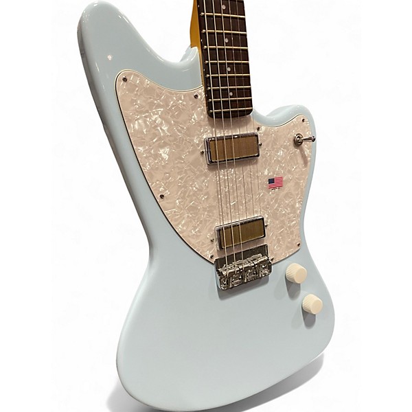 Used Harmony Silhouette Daphne Blue Solid Body Electric Guitar