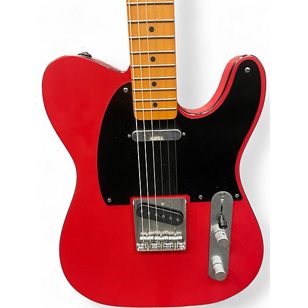 Used Squier Telecaster 40th Anniversary Red Solid Body Electric Guitar
