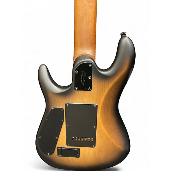 Used Sterling by Music Man Jason Richardson Signature 7 string 3 Tone Sunburst Solid Body Electric Guitar