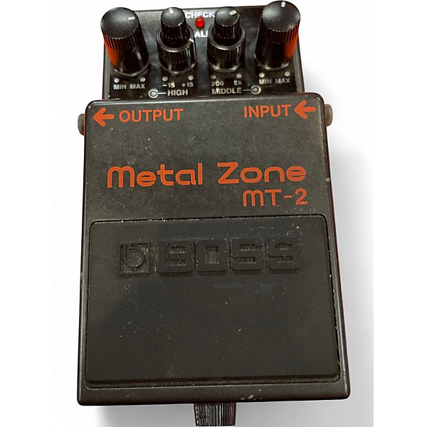 Used BOSS MT2 Metal Zone Distortion Effect Pedal