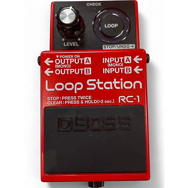Used BOSS RC1 Loop Station Pedal