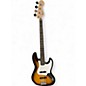 Used Squier Affinity Jazz Bass Sunburst Electric Bass Guitar thumbnail