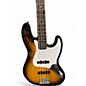 Used Squier Affinity Jazz Bass Sunburst Electric Bass Guitar