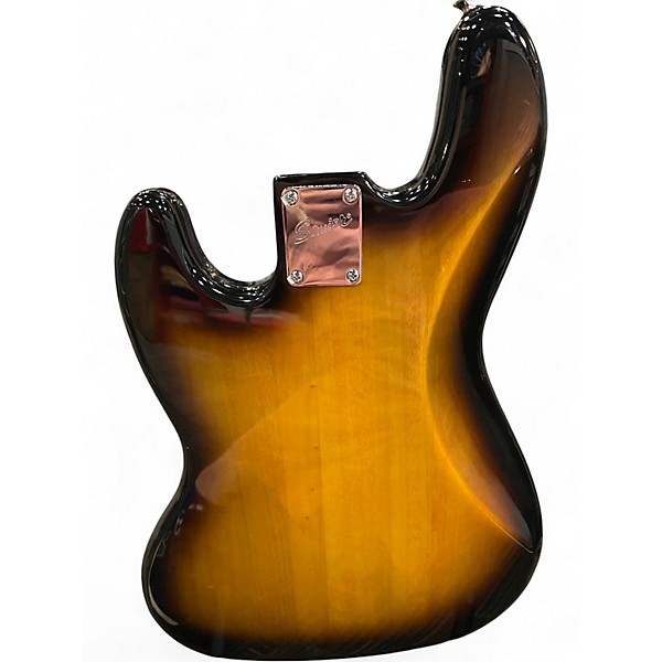 Used Squier Affinity Jazz Bass Sunburst Electric Bass Guitar