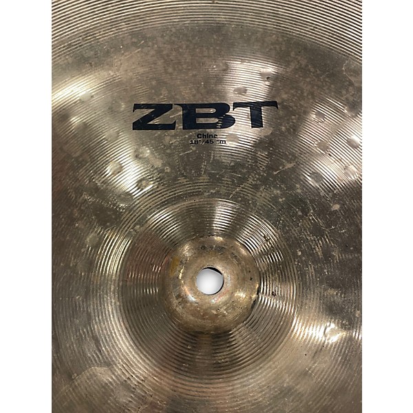 Used Zildjian 18in ZBT China Cymbal