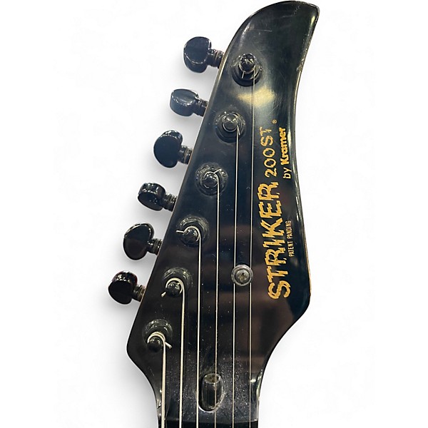 Used Striker By Kramer 200ST Black Solid Body Electric Guitar