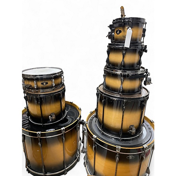 Used TAMA 8 Piece Superstar Tobacco Burst Drum Kit