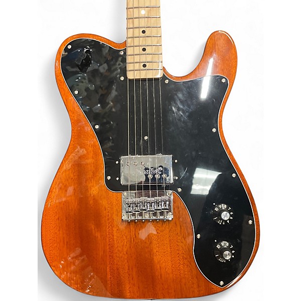 Used Squier Paranormal Esquire Deluxe Mahogany Solid Body Electric Guitar