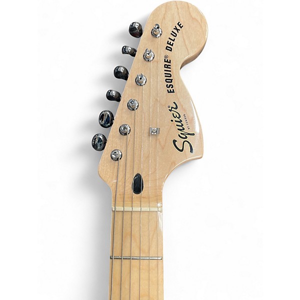 Used Squier Paranormal Esquire Deluxe Mahogany Solid Body Electric Guitar