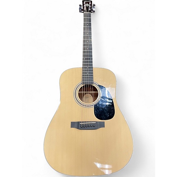 Used Bristol BD-16 Natural Acoustic Guitar
