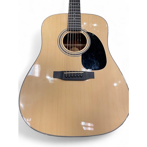 Used Bristol BD-16 Natural Acoustic Guitar