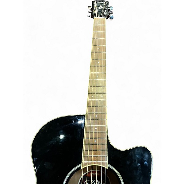 Used Yamaha APX600 Black Acoustic Electric Guitar
