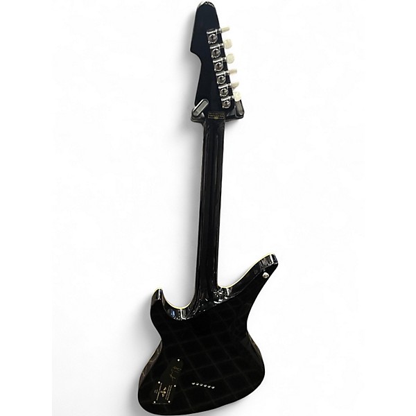 Used Schecter Guitar Research Avenger Standard Black Solid Body Electric Guitar