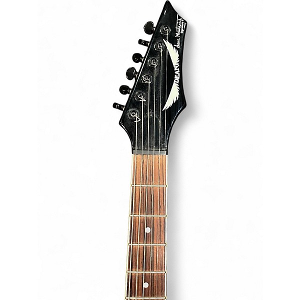 Used Dean Dave Mustaine Signature V Peace Sells Custom Graphic Solid Body Electric Guitar