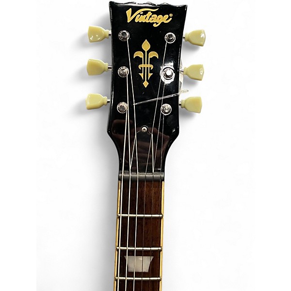 Used Vintage VS6V Blue Solid Body Electric Guitar