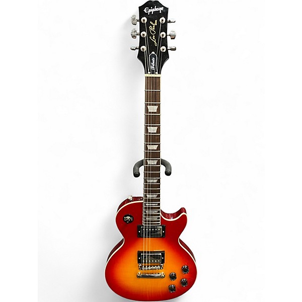 Used Epiphone Les Paul Tribute Plus Heritage Cherry Sunburst Solid Body Electric Guitar