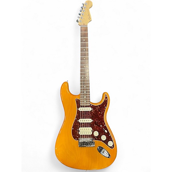 Used 2008 Fender American Deluxe Stratocaster HSS Natural Solid Body Electric Guitar
