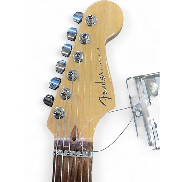 Used 2008 Fender American Deluxe Stratocaster HSS Natural Solid Body Electric Guitar