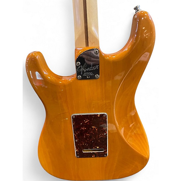 Used 2008 Fender American Deluxe Stratocaster HSS Natural Solid Body Electric Guitar