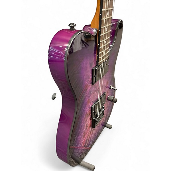 Used Schecter Guitar Research Diamond Series PT Purple Solid Body Electric Guitar