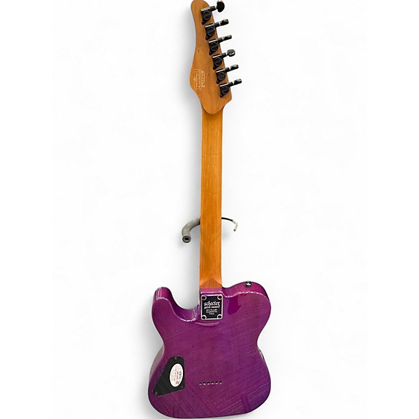 Used Schecter Guitar Research Diamond Series PT Purple Solid Body Electric Guitar