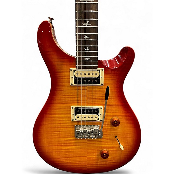 Used PRS SE Custom 22 2 Color Sunburst Solid Body Electric Guitar