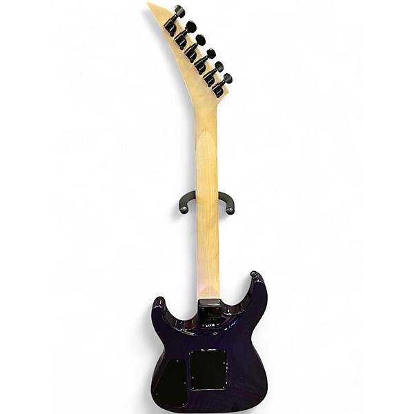 Used Jackson JS34Q Dinky Trans Purple Solid Body Electric Guitar