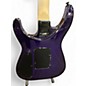 Used Jackson JS34Q Dinky Trans Purple Solid Body Electric Guitar