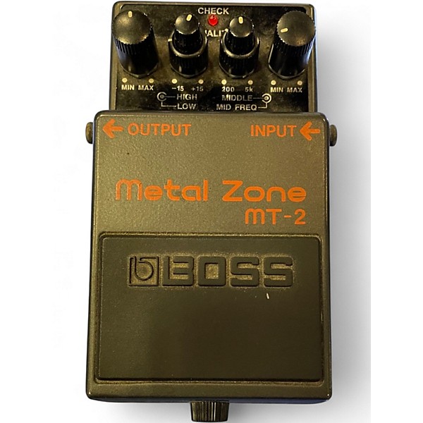 Used BOSS MT2 Metal Zone Distortion Effect Pedal