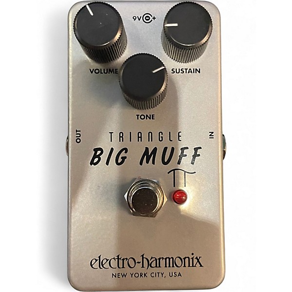 Used Electro-Harmonix Big Muff Triangle Pi Distortion Effect Pedal